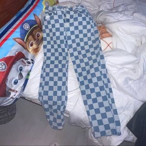 Forever 21 Checkered jeans